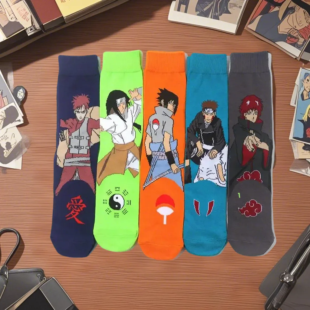 

New Naruto Anime Socks Fashionable, Handsome, Cool, Fun Socks