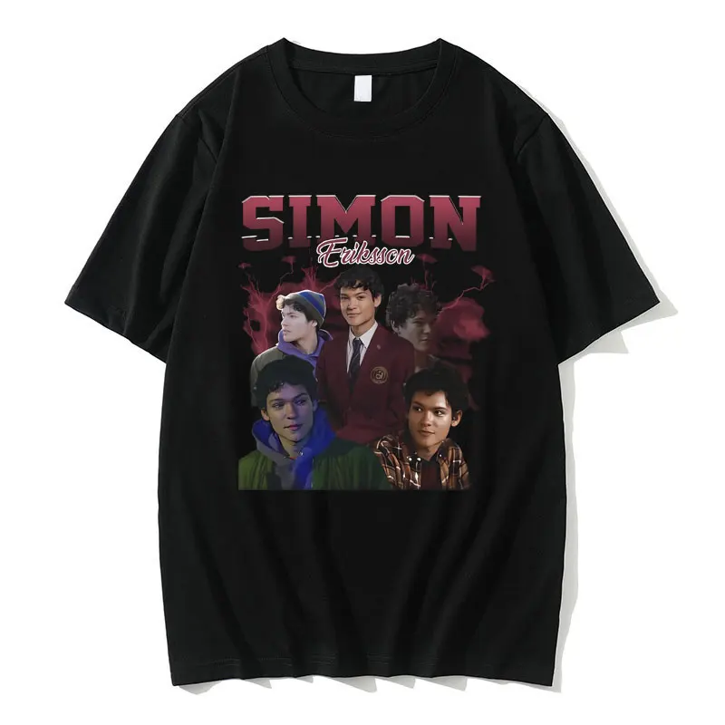 Simon Eriksson Omar Rudberg Graphic T-shirt Men Women's Casual Vintage O-collar T Shirts Male High Quality Cotton Short Sleeve