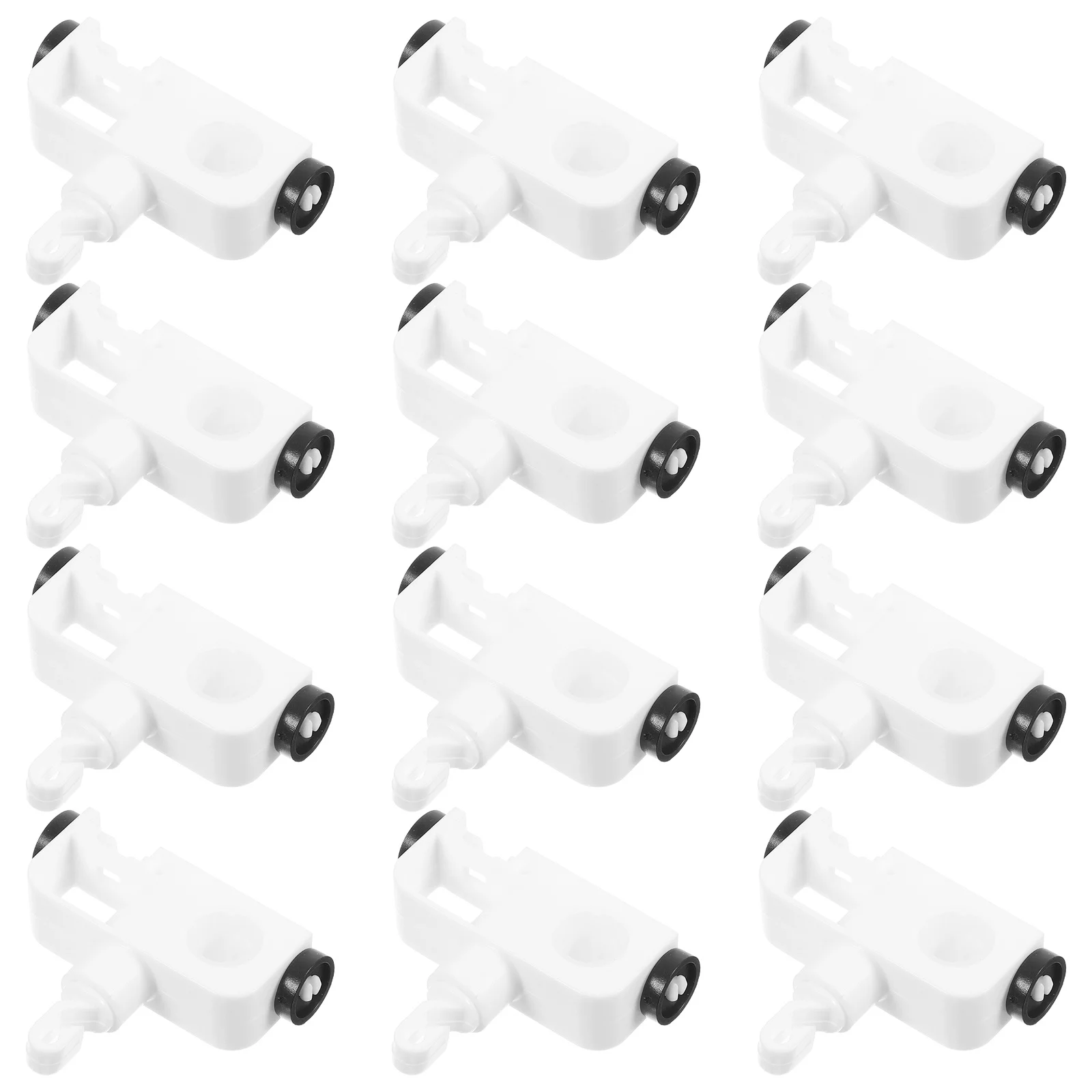 

12pcs Vertical Blind Carriers Vertical Blinds Accessories Heavy Duty Smooth Operation For Home Office School Window Blind Repair