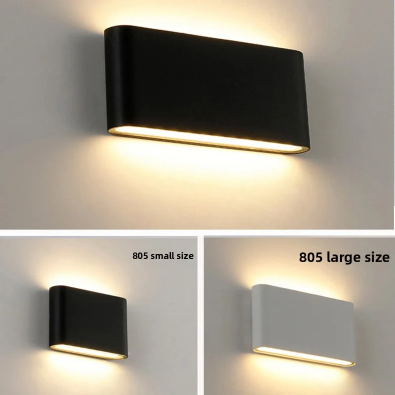 Parede externa LED à prova d'água corredor jardim luz quarto cabeceira corredor porta de parede externa