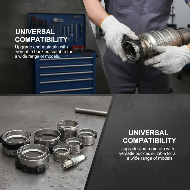 

Комплект усиленных металлических пружинных соединительных хомутов (1 комплект) для интеркулерных труб американских и немецких автомобилей, с длительным сроком службы