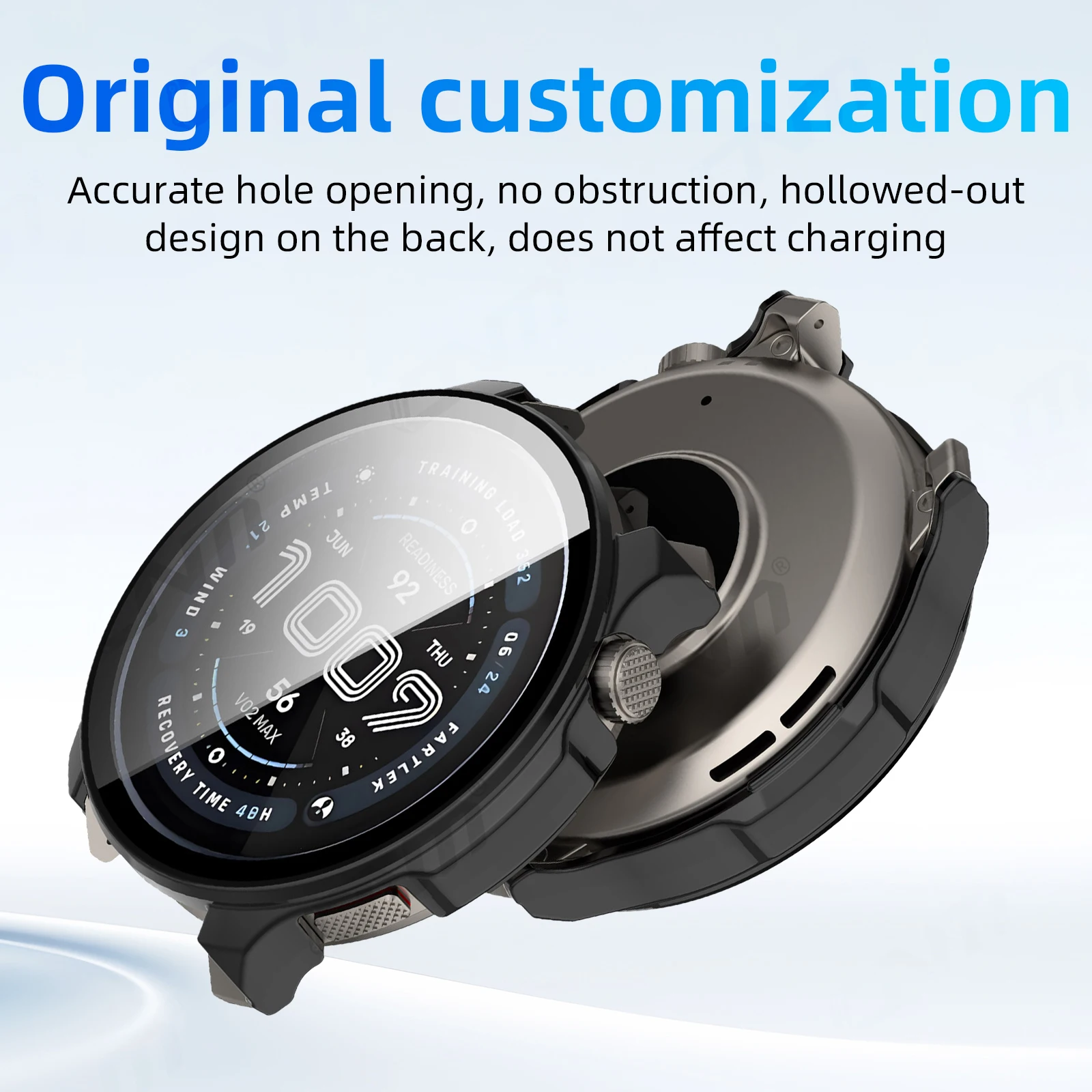 Casing Jam Tangan Pintar untuk Amazfit Balance 2 - Cangkang & Film Terintegrasi, Perlindungan Tahan Lama & Bergaya, Aksesori Jam Tangan Pintar