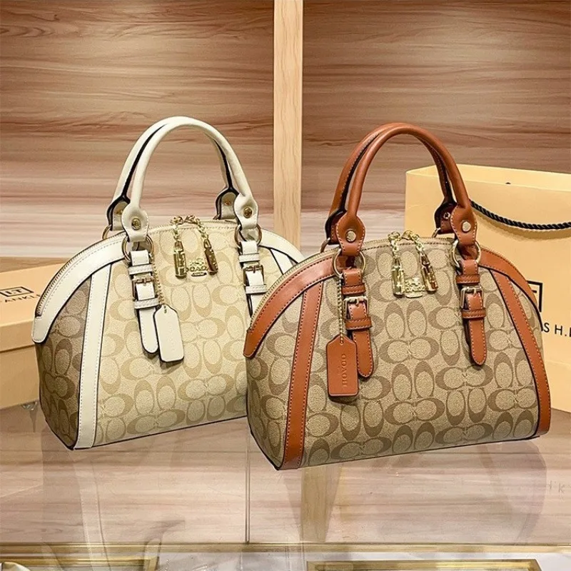 Women's 2025 New Luxury Retro Clutch Tote - Stylish Commuter Crossbody Shoulder Bag, Elegant Shell-Shaped Handbag for Women