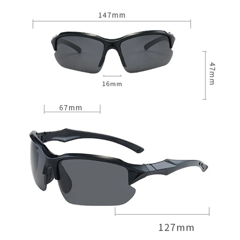 Cycling Sunglasses Goggles Fashion Sports Polarized Sunglasses for Men Women Outdoor Travel Fishing Diving UV400 Sun Glasses