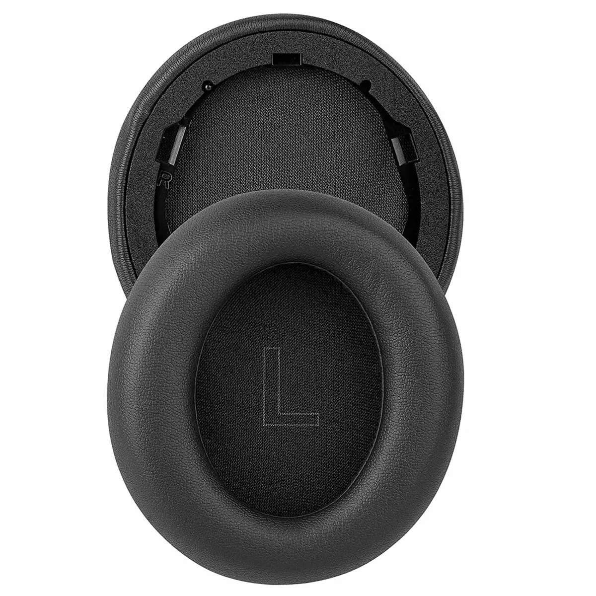 Almohadillas de repuesto para auriculares Anker Soundcore Life Q30/Q35, almohadillas de cuero para auriculares, color negro