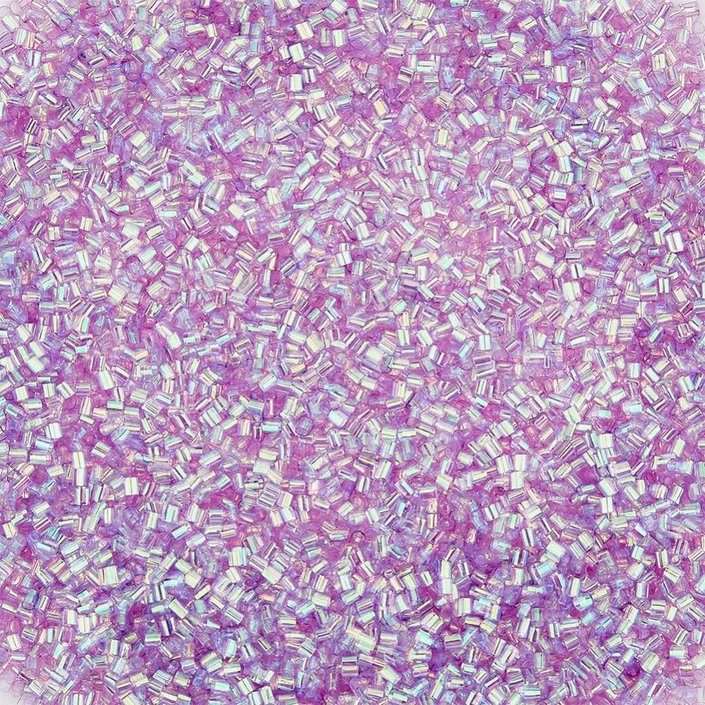 

150 г хрустящие бусины Bingsu для тонких 15882 шт. радужные мягкие соломенные бусины-трубки 3D блестящие пластиковые бусины среднего фиолетового цвета пластиковые бусины