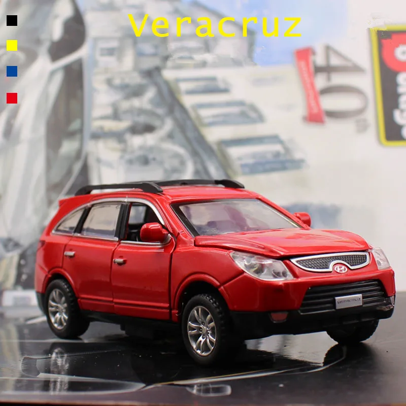 1:32 Hyundai Veracruz SUV Alloy Car Model Diecasts Metal Vehicles Car Model Simulation Sound Light Collection Childrens Toy Gift