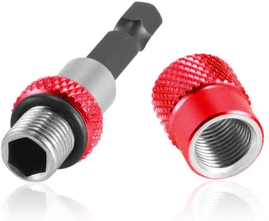 1/4 Inch Hex Shank Quick Release Screwdriver Magnetic Bit Holder with Adjustable Collar Extension Bar 60mm 100mm 150mm