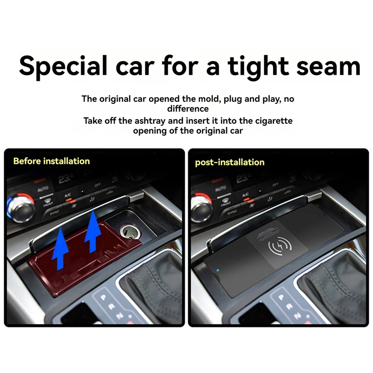15W Wireless Charging Plate for Audi A6 C7 A7 S6 RS6 S7 RS7 2011-2018 Phone Charger Mobile Holder Usb Quick Charge Trim