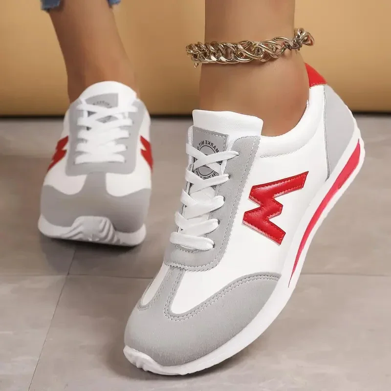 Women Casual Sneakers Spring Comfortable Breathable Designer Shoes Women Round Head Deep Mouth Sneakers Women Zapatos De Mujer