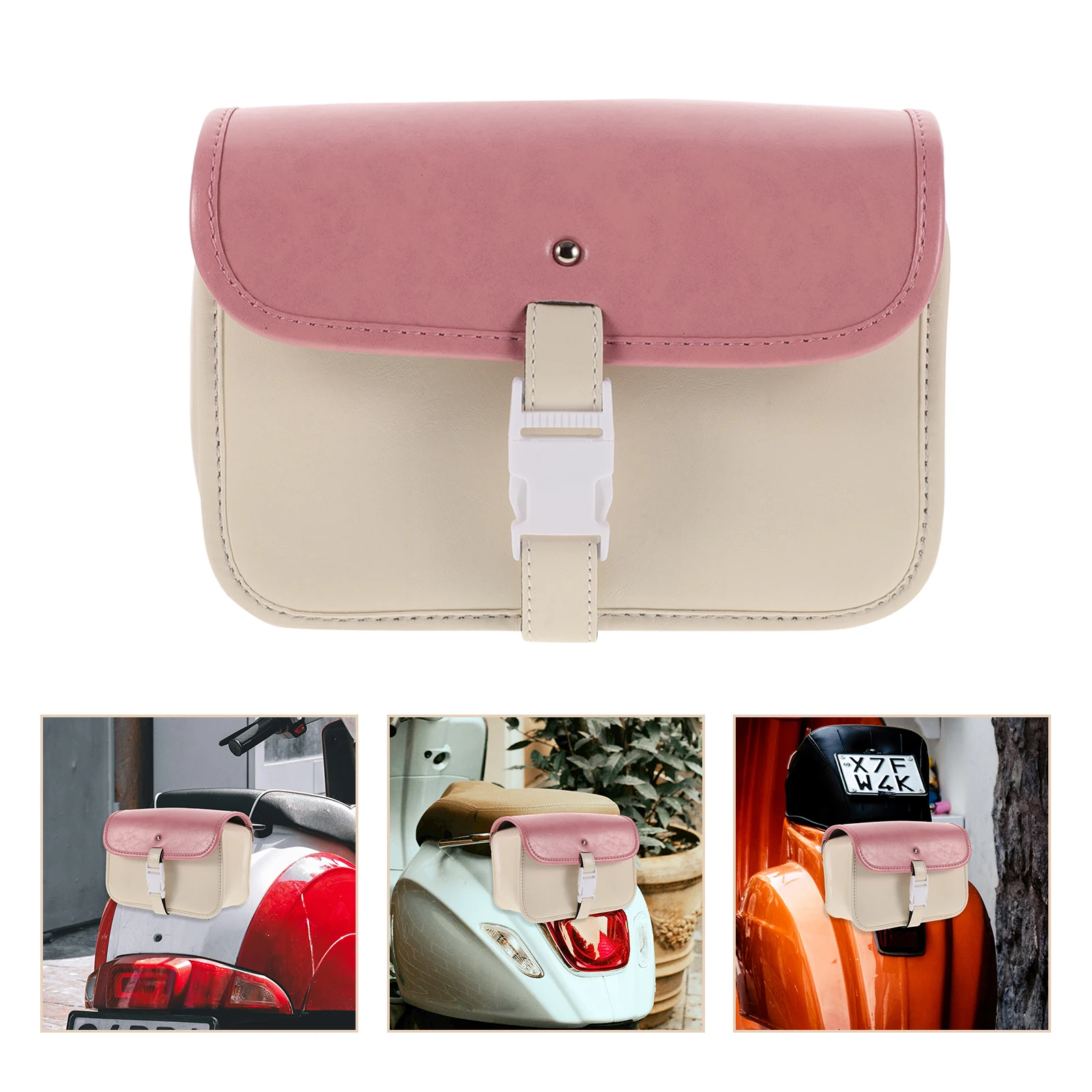 

Electric Bike Bag Retro Packaging Suitable Various Models Easy Installation Additional Storage Motorcycle Top Boxes H Bags