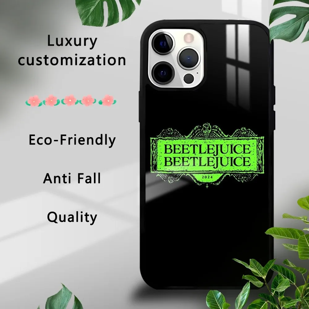 B- Beetlejuices Movie Phone Case For iPhone 16 15 14 13 12 11 Pro Xs Max Mini Plus Celulares Hard Funda