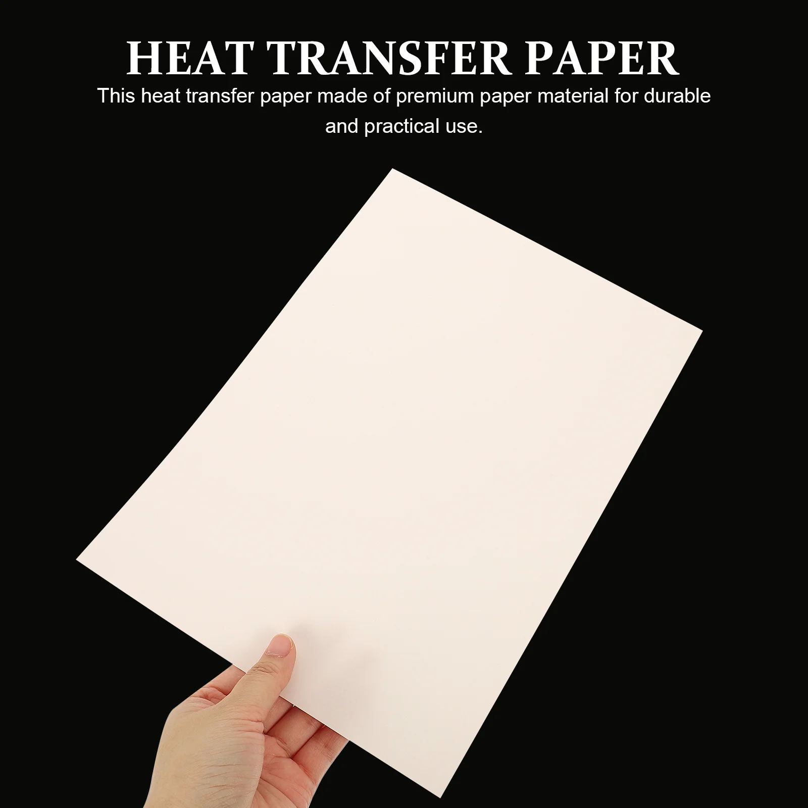 100 Blatt Wärmeübertragungspapier, Sublimations-Transferpapier, DIY-Transfers zum Aufbügeln für den Druck von T-Shirts, Tassen und Tellern