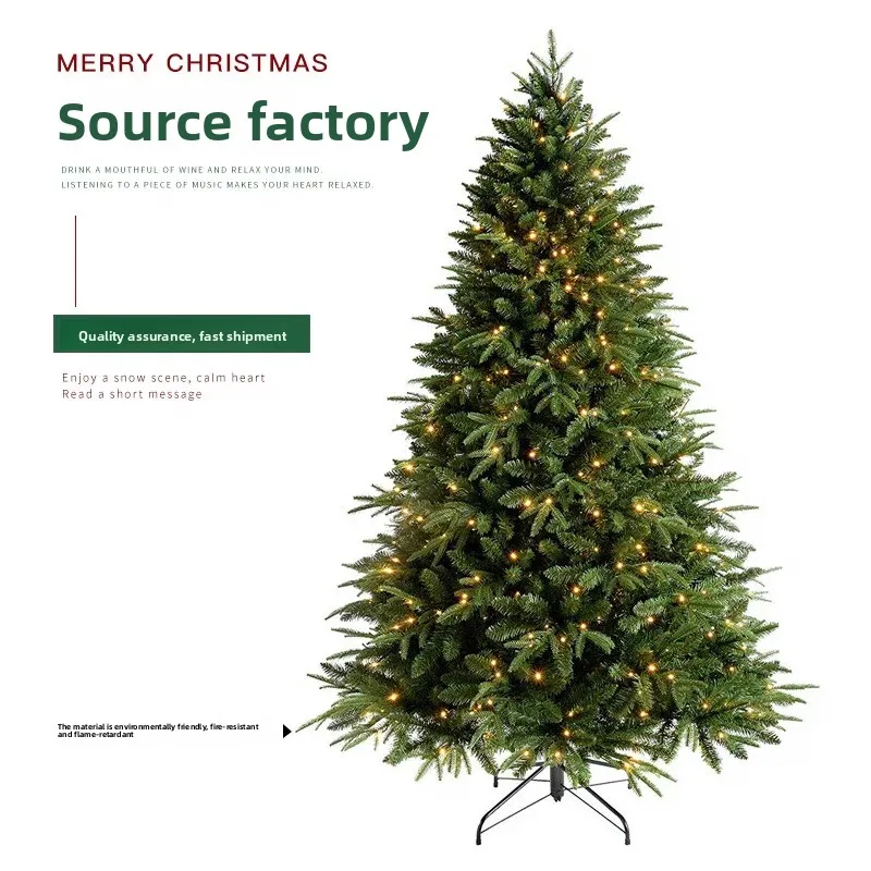 Gift Christmas Decoration High end PE Mixed Christmas Tree Encryption 1.2m 1.8m Christmas Tree