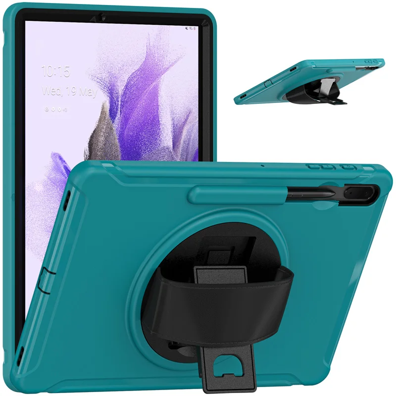 

Kids Safe Case for Samsung Galaxy Tab S7 S8 11"Plus 12.4"FE S6 lite A7 A8 S8U Shockproof Kids Stand Cover Kickstand Handle Coque