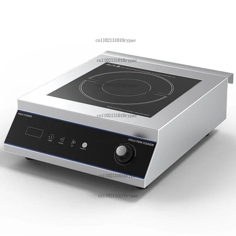 Flat 5000W high-power induction cooktop for restaurant tables, compatible with 220V/110V