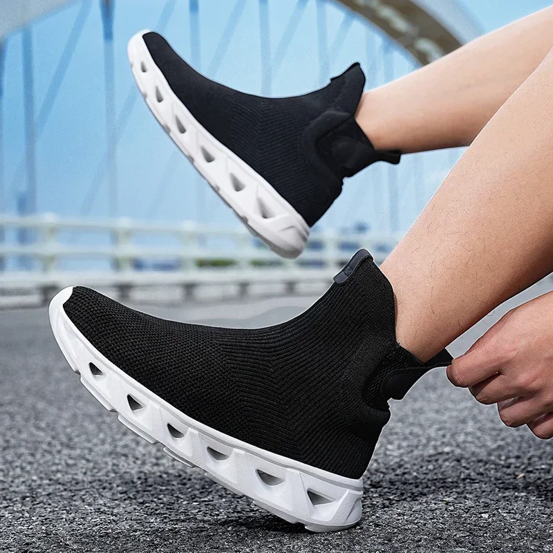 

Ultra Light, Plus Size, High Top Socks, Shoes for Foreign Trade, Casual Sports, Spring and Summer Styles, Elastic Boots, Trendy