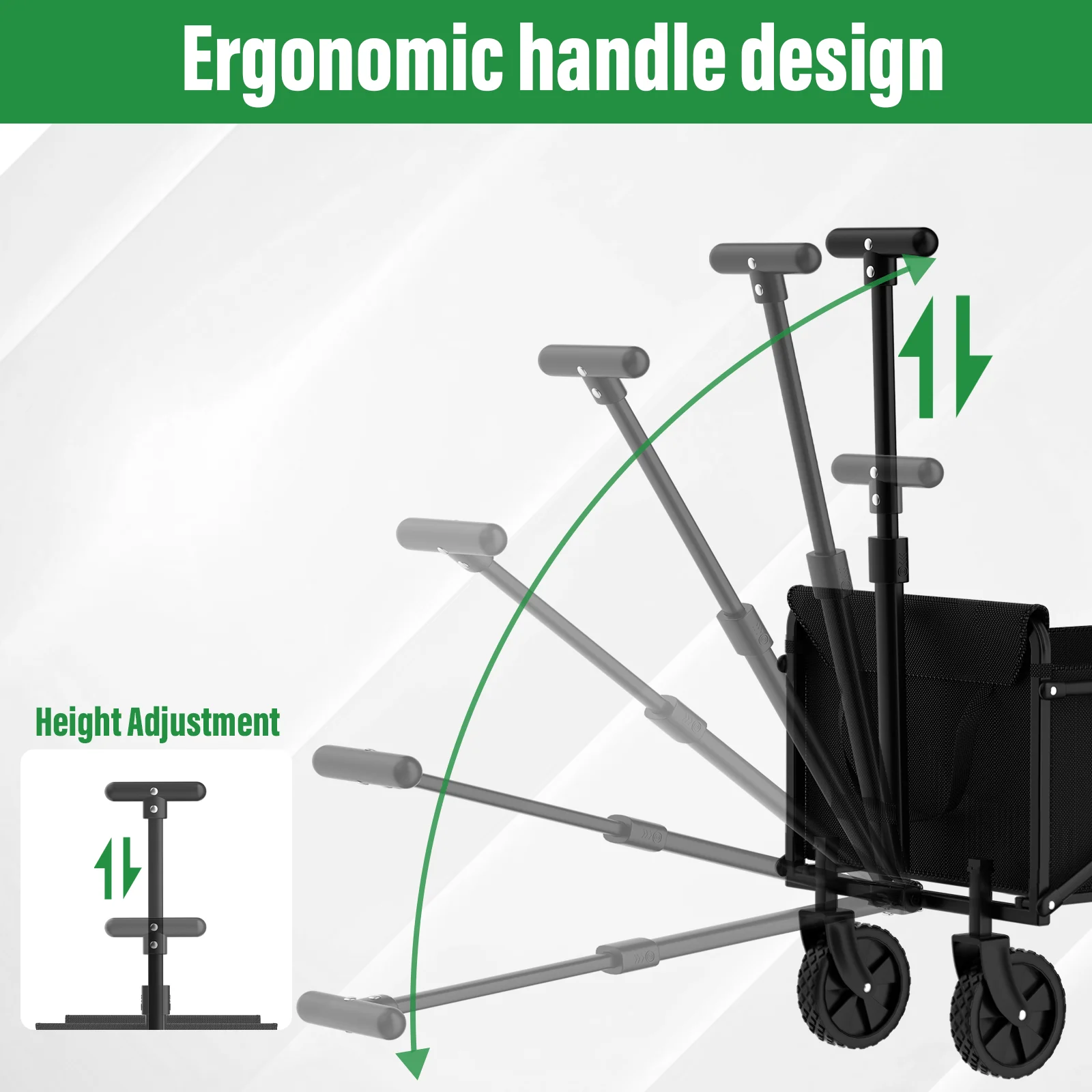 Mini Czarny Składany Wózek Tra – Sports Equipment Trolley recenzja i cena