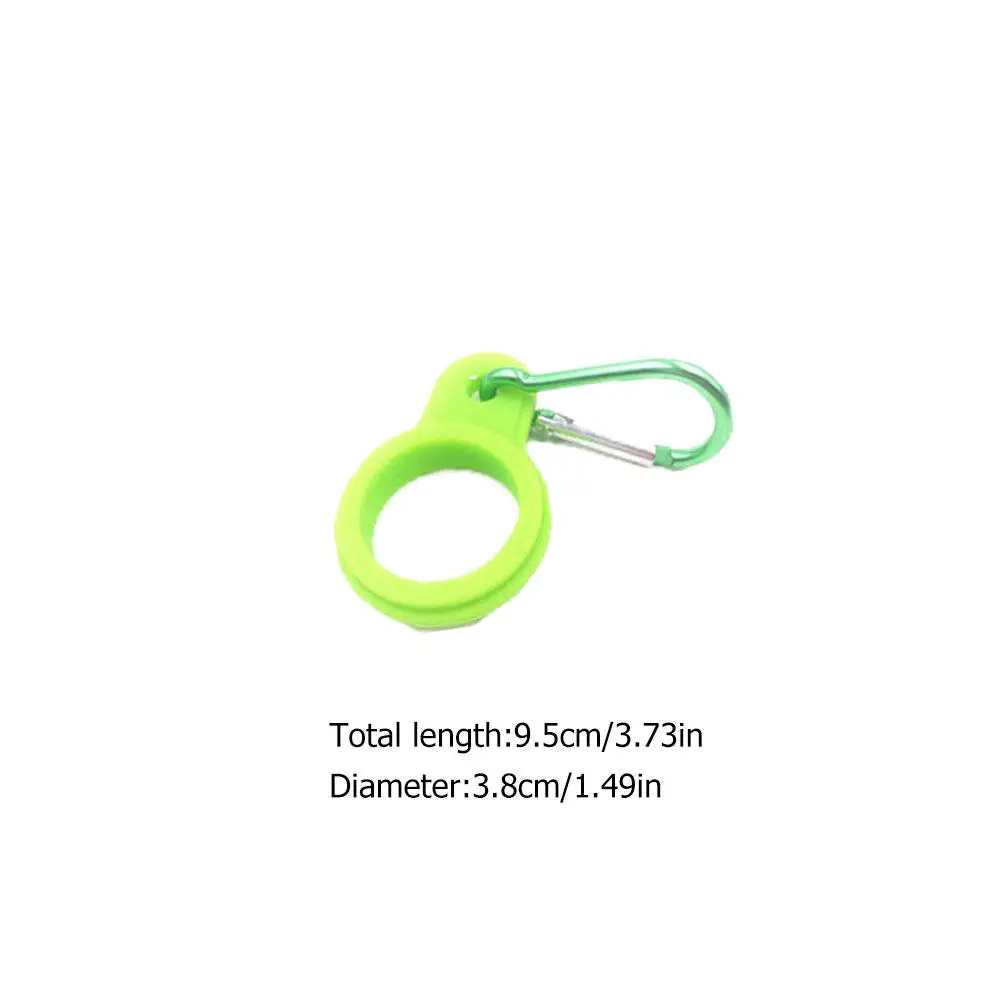 8Pcs Heavy Duty Water Bottle Buckles Silicone Hanging Bottle Clips Elastic Carrier Hooks for Backpack Bike Motorcycle Outdoor