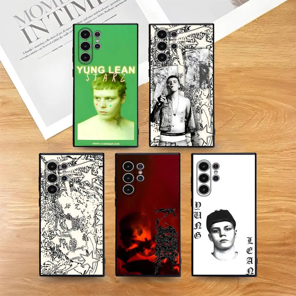 

Rapper Singer Y-Yung Lean Phone Case for Phone S series s21 s22 s23 s24 s25 FE Plus Ultra TPU Soft to Skin-friendly case