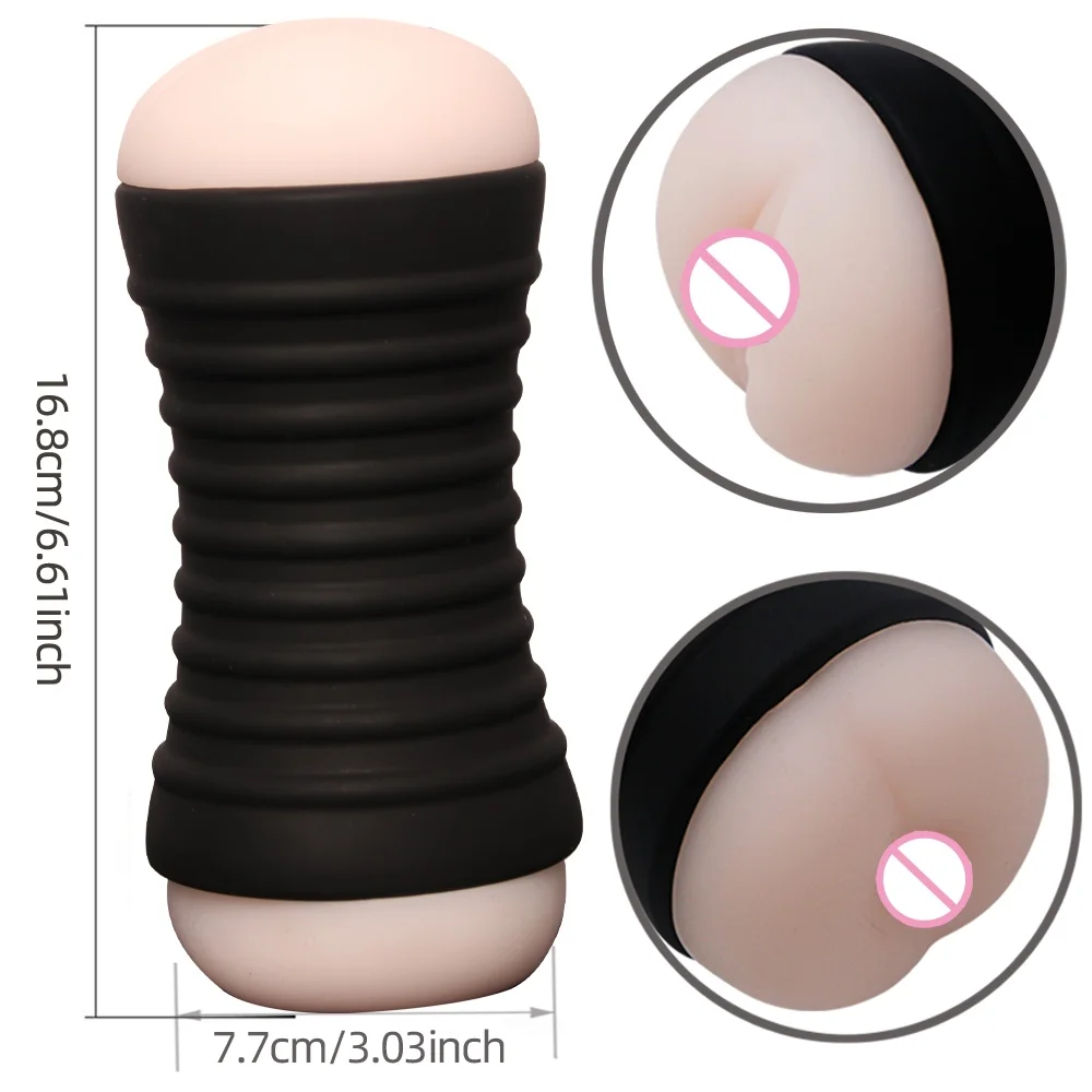 ثقب مزدوج برأس من خلال كوب الطائرة مهبل مزيف شرجي اهتزاز ذكر جهاز استمناء اسم الطالب الجنس الكبار #5