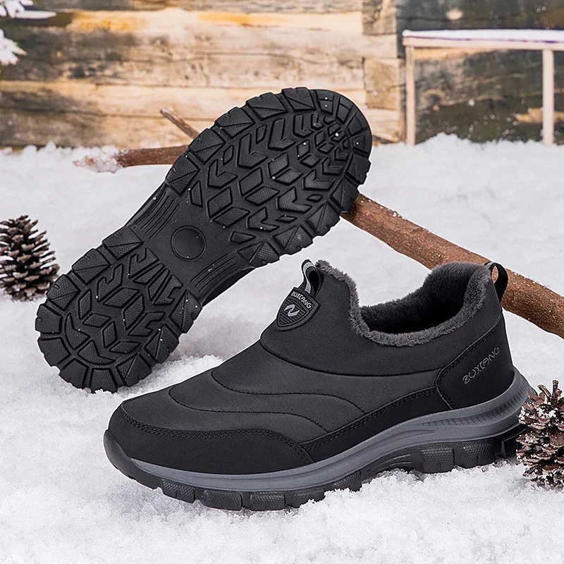 Ältere Winter Casual Turnschuhe Plus Samt Verdicken Warme Männer Frauen Schnee Baumwolle Schuhe Outdoor Walking Casual Schuhe für Ältere Menschen