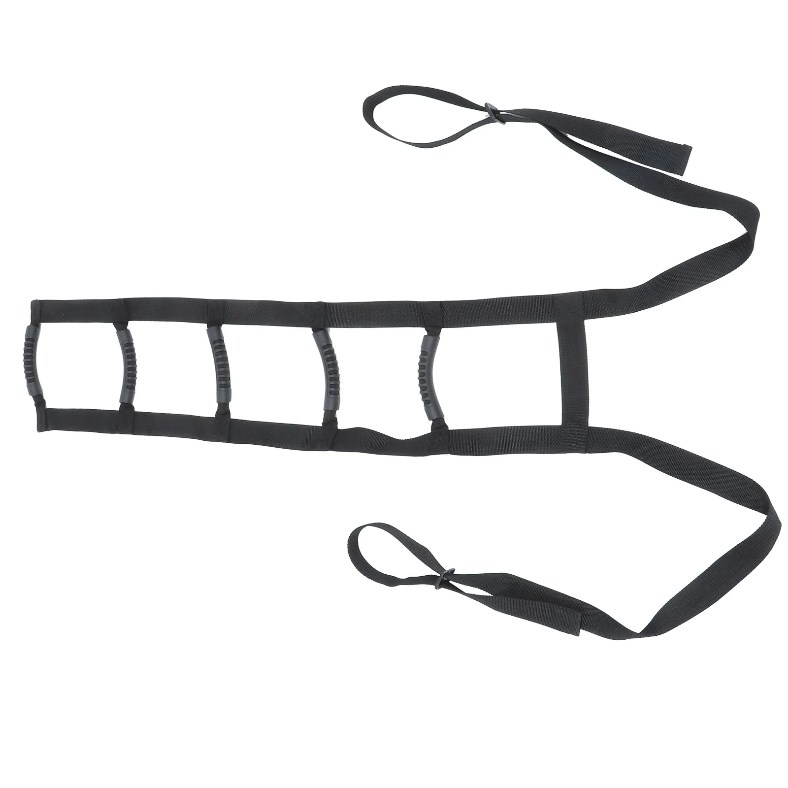 

1 шт., регулируемый регулируемый ремень для лестницы для пожилых людей, черная веревочная лестница для сидения, прочный опорный ремень