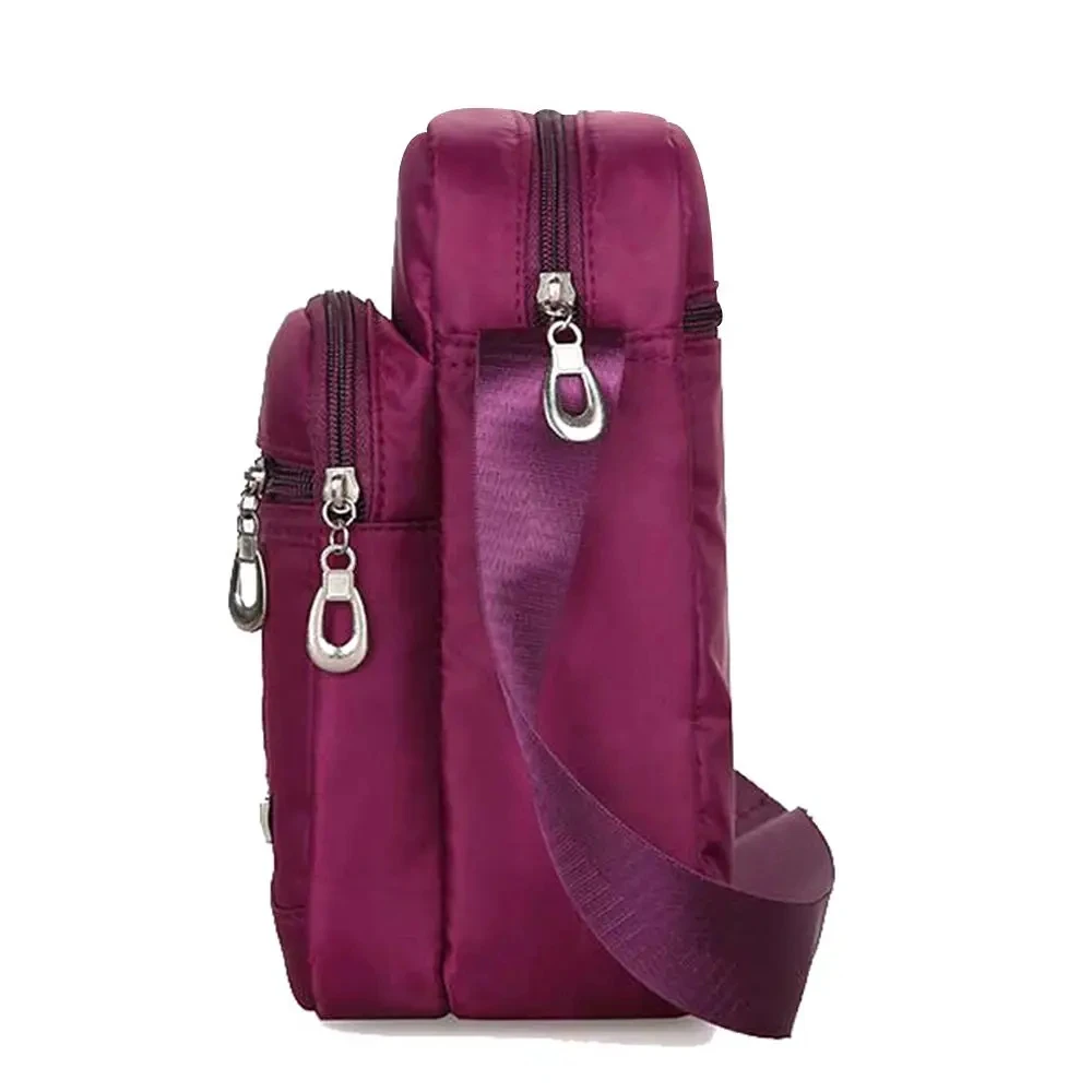 Männer Tasche Koreanische Version Casual Große Kapazität Multi Schicht Wasserdicht Eine Schulter Schräge Straddle Tasche Männer Und Frauen Busine – Detail 4