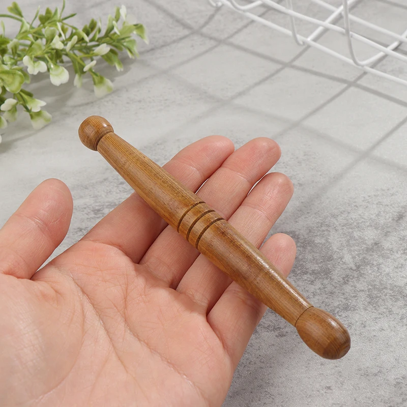 Wooden Spa Muscle Roller Stick Deep Tissue Fascia Trigger Point Release Thai Massage Health Relaxation Wood Stick Massage Tools