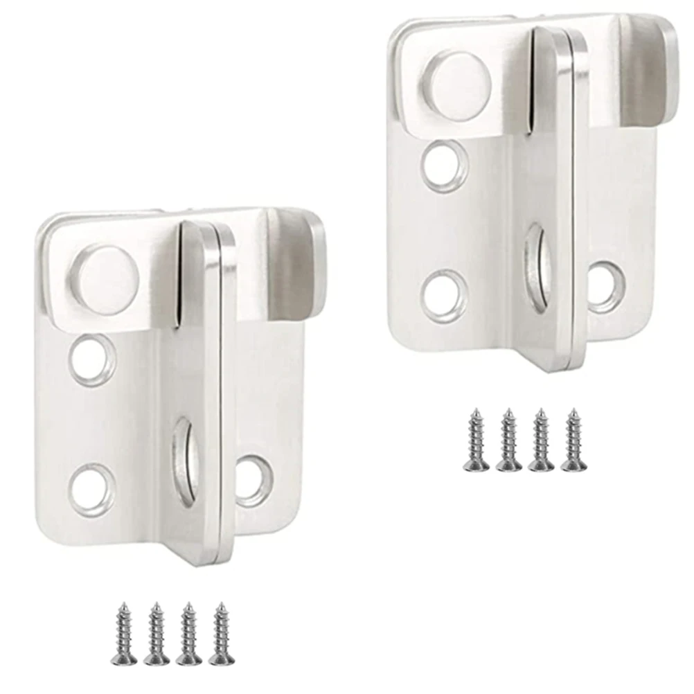 

2 Sets Door Bolt Anti-theft Lock Safety Gate Latch Barn Supplies Window Accessories
