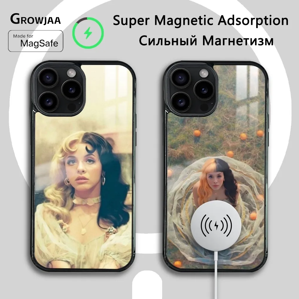 M-Melanie M-Martinez Singer Phone Case For IPhone 16 15 14 13 12 11 Pro Max Plus Mini Magsafe Mirror Wireless Magnetic Funda