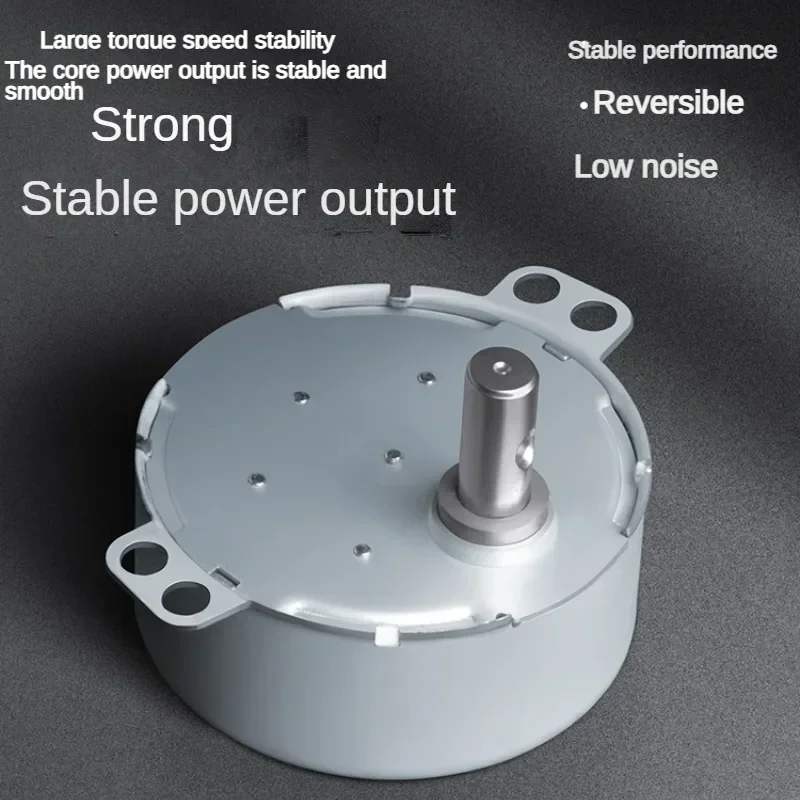 Motor síncrono de imán permanente, Micro Motor de baja velocidad, reducción de engranaje lento 49, 220V CA, 2.5prm, 5prm, 10 prm, 20 prm, 30 prm, 4W