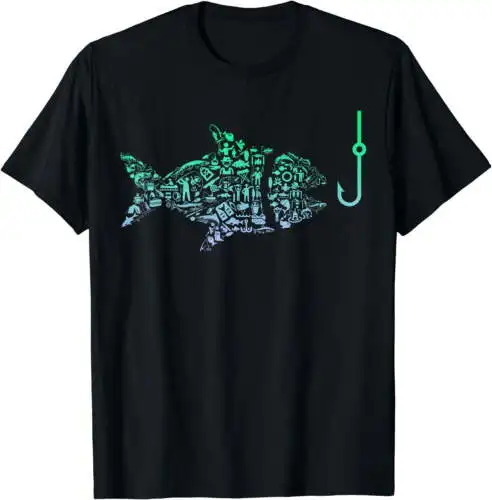 Fishing Icon Tshirt for Fisherman