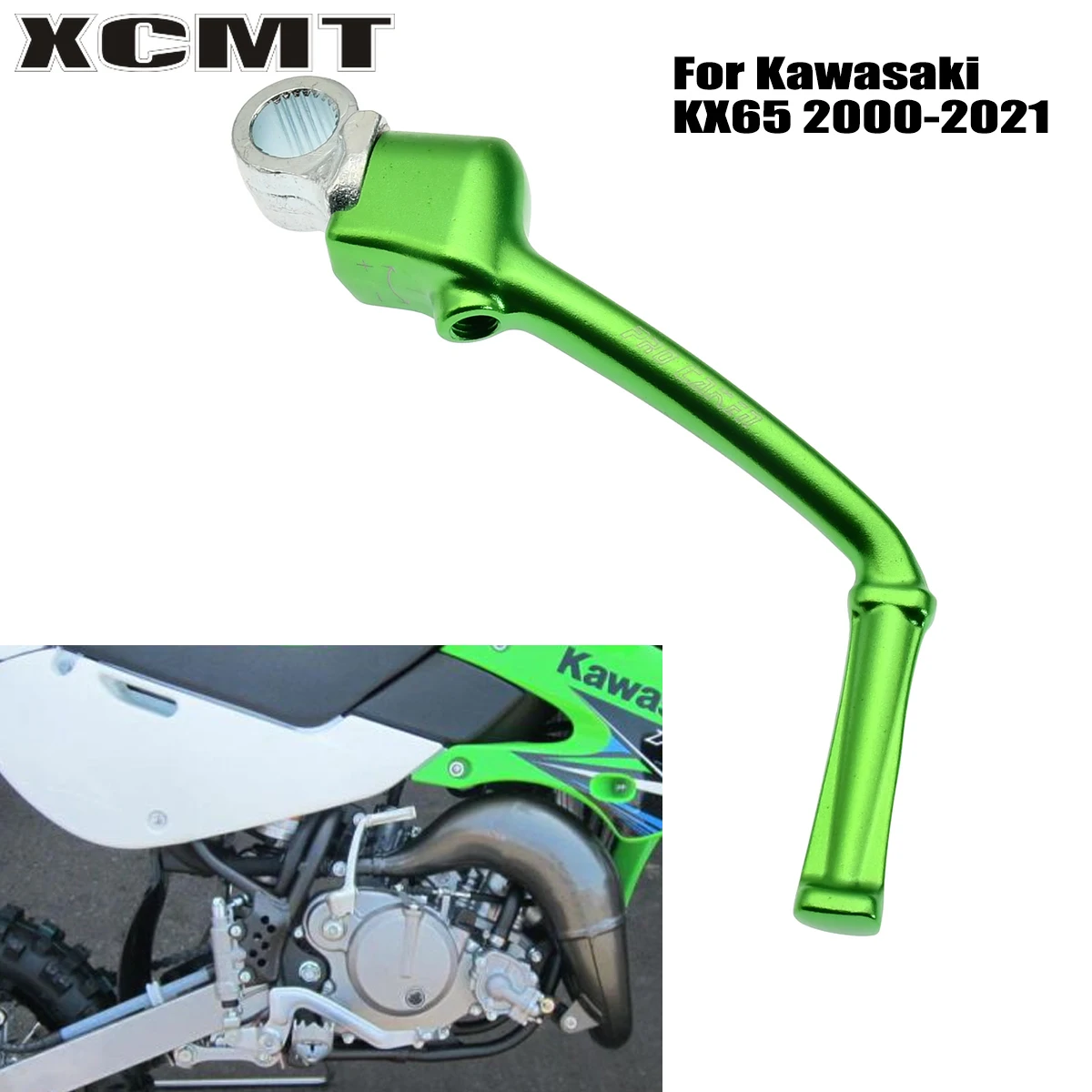 

CNC Forged Kick Start Starter Lever Pedal For Kawasaki 2-Stroke KX65 KX 65 2000-2021 2016 2015 2014 2013 2012 Motocross Parts