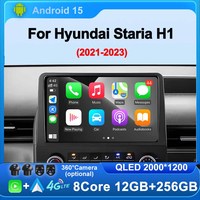 Android 15 For Hyundai Staria H1 2021 - 2023 Car Player Radio Multimedia Video GPS Navi Carplay Auto Bluetooth 4G WIFI DSP