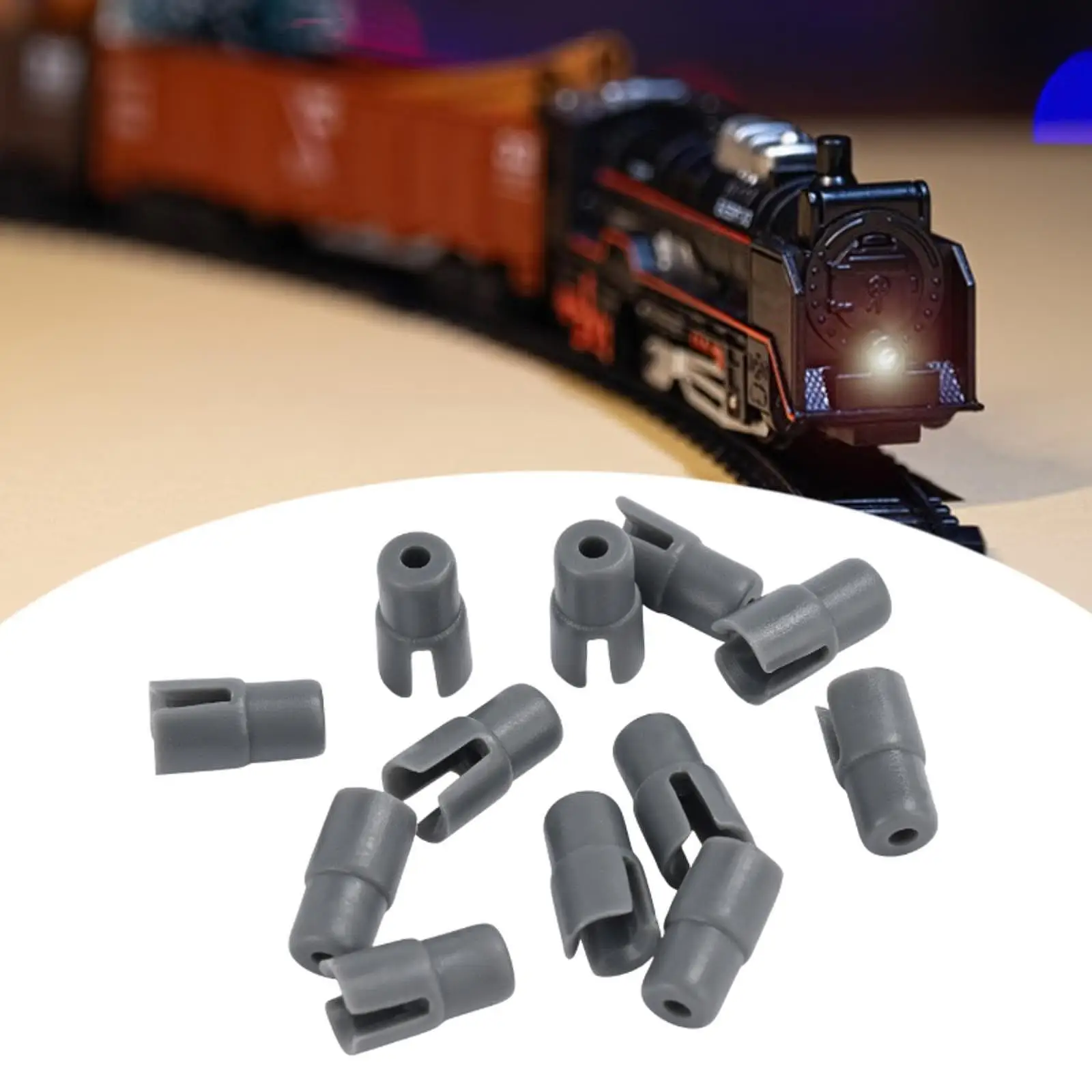 12 Pieces 1/87 HO Scale Shaft Coupler Building Trains Power Control Motor Connector Joint Coupling Train Accessories for Trains