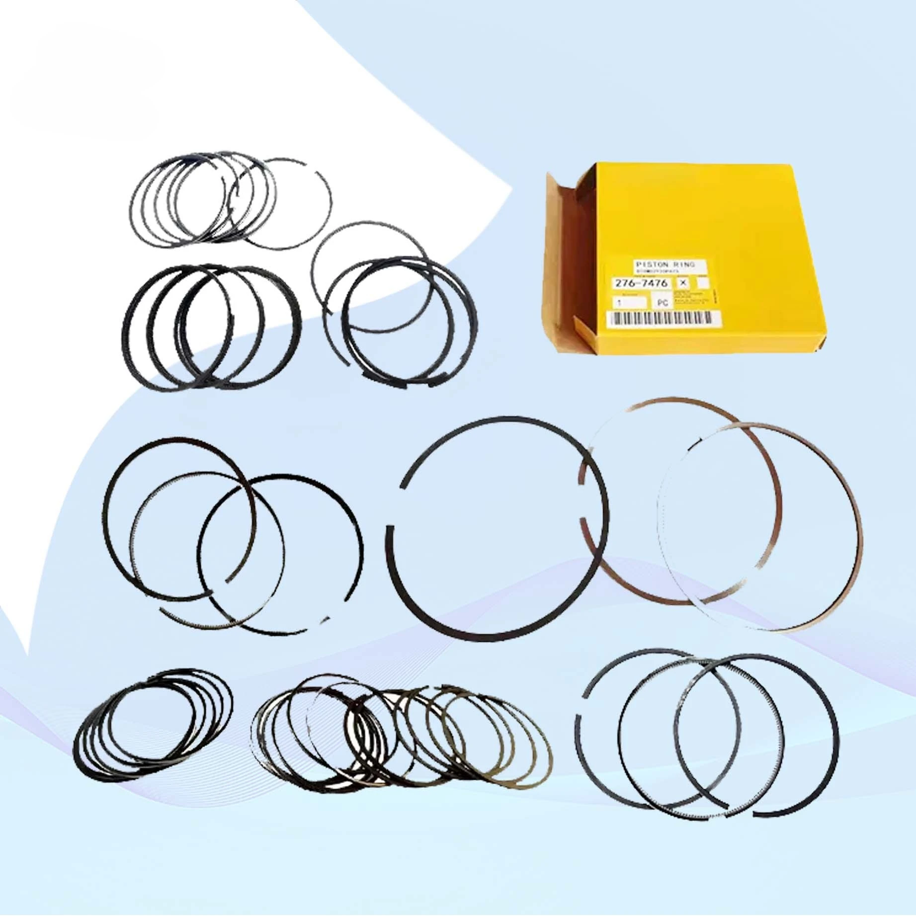 

XOJOX Good Oem Quality Supplier 67mm 71mm 82.5mm 89mm 93mm Kawasaki Excavator 6d95 Diesel Engine Piston Ring