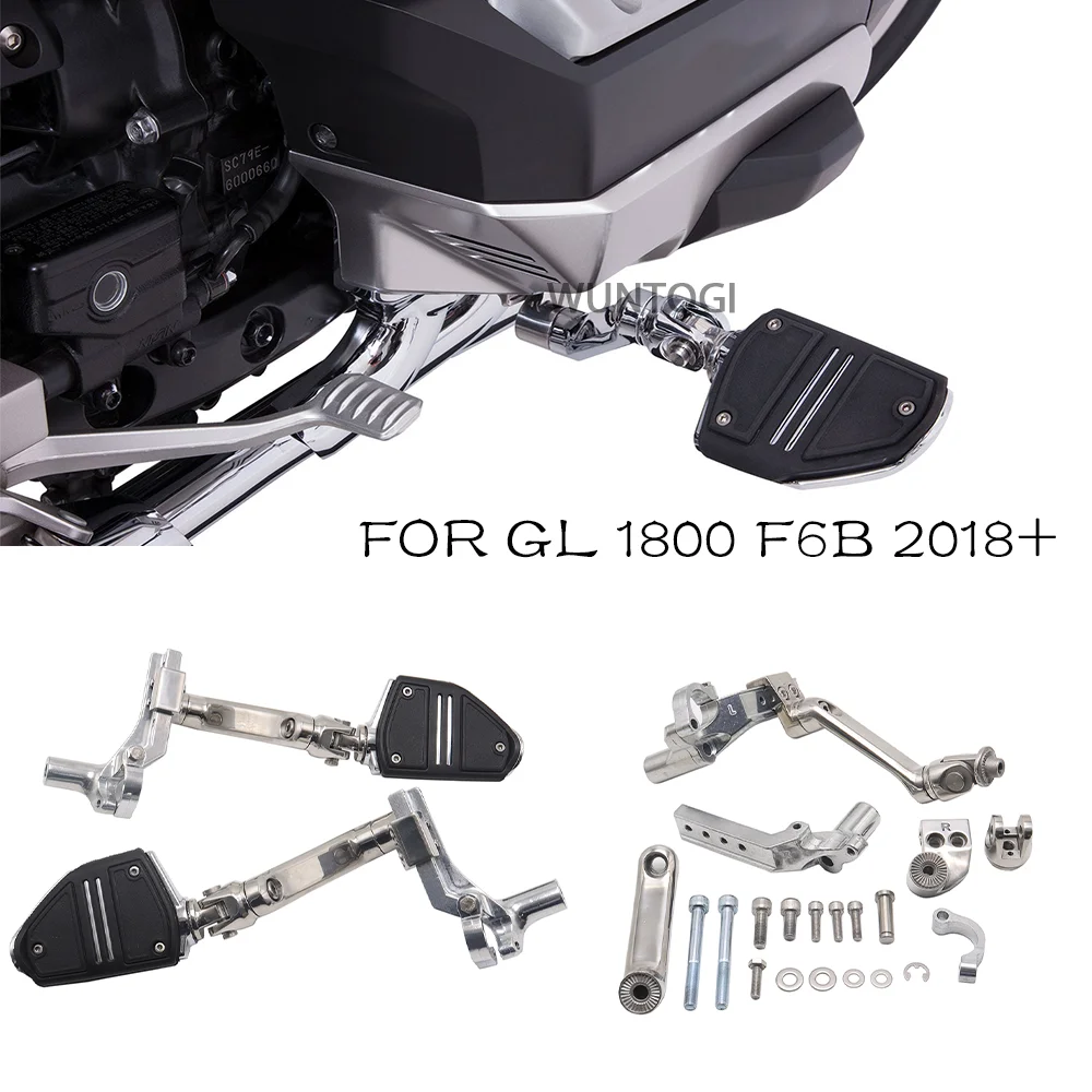 

GL1800 Accessories For Goldwing GL 1800 Tour DCT F6B 3-Way Adjustable Highway Pegs - Compatible with