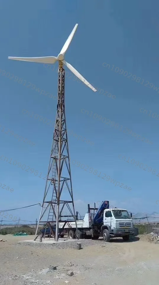 CE MPPT  48V 24V 110V 220V Wind Power Windmills 1KW 2KW 3KW 5KW 10kw Small Wind Turbine for Home Wind Power Generation System