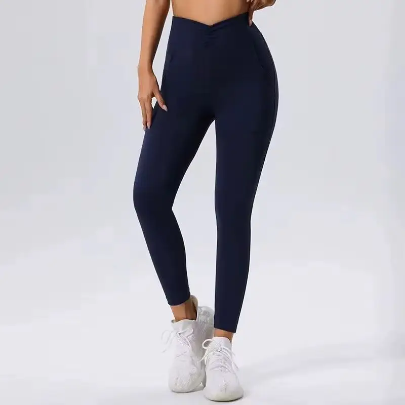 

Women Super Soft Fabrics Yoga Pants High Waist Tights Women Push Up Sports Leggings Women Breathable higher Quality Gym Leggings