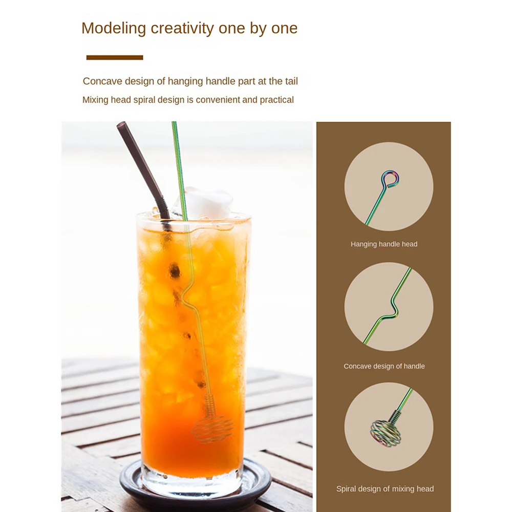 2/3PCS Mixing Tool Easy To Stir Cocktail Spoon Delicate Long Handle Mixing Tools Kitchen Utensils Ladle Bar Kitchen Tools