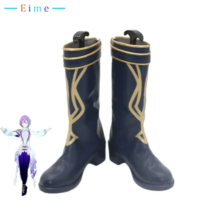 PJSK Jellyfish Kamishiro Rui Cosplay Shoes PU Shoes Big Size Halloween Boots Game Cosplay Props Custom Made