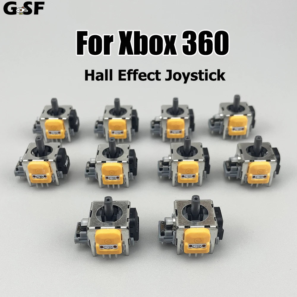 GSF 1/2/4/5pcs For XBOX 360 Hall Effect Analog Joystick Anti-drift No Jitter No Del Replacement & Repair