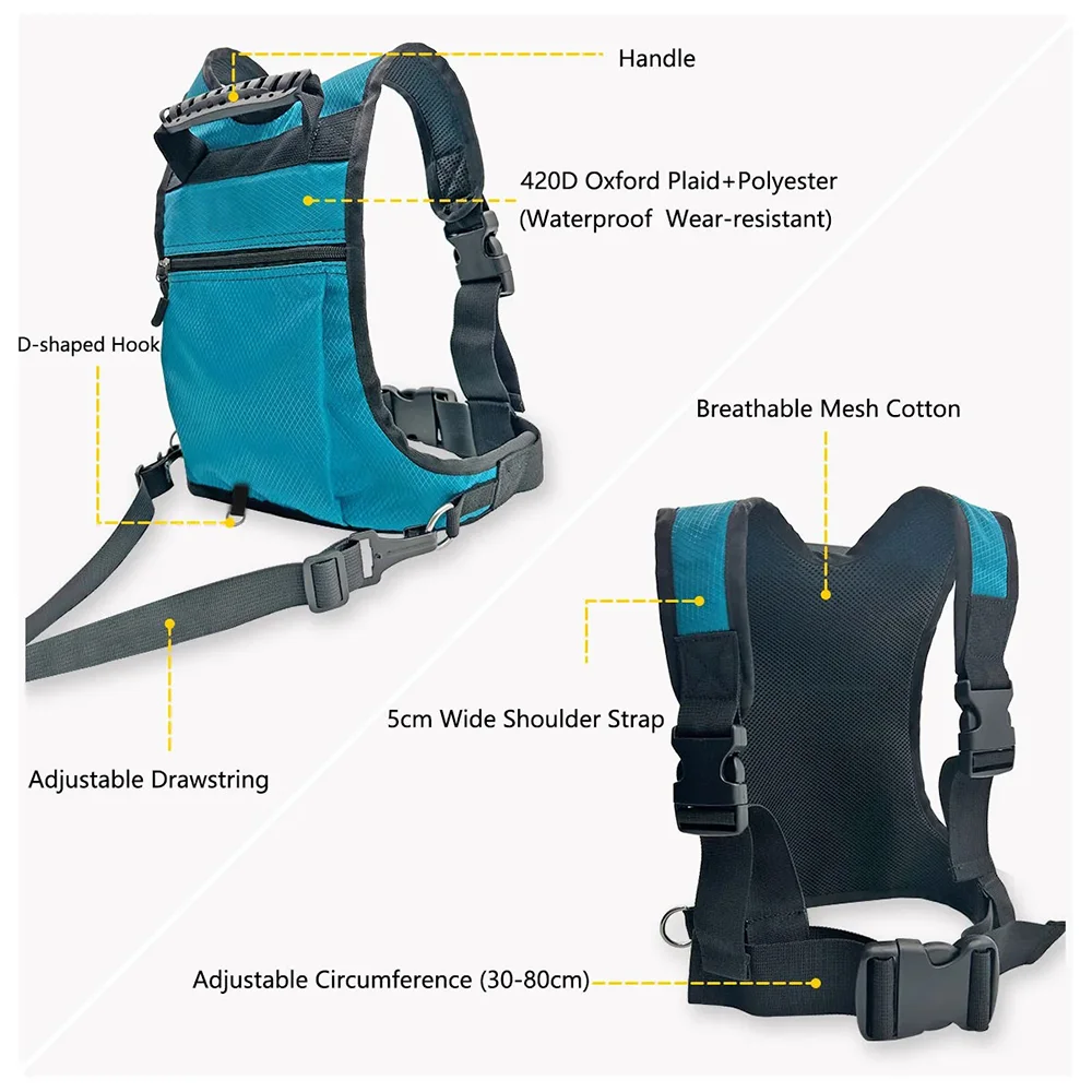 New Ski Harness for Kids Backpack Adjustable Snowboard Training Belt Children Speed Control Leash Skateboard Training Equipment