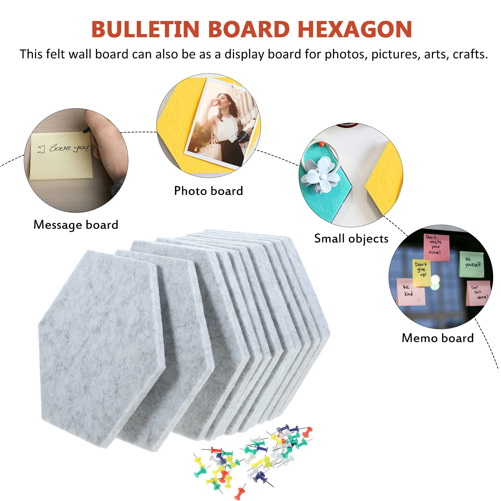 

Notice Boards for Home Felt Wall Tiles Bulletin Sound Insulation Mat Soundproof
