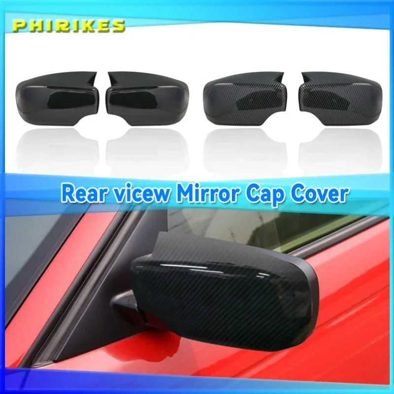 

Gloss Black M4 Style Side Door Wing Rear View Mirror Cover Cap Replacement For BMW E46 3 Series 1998-2005