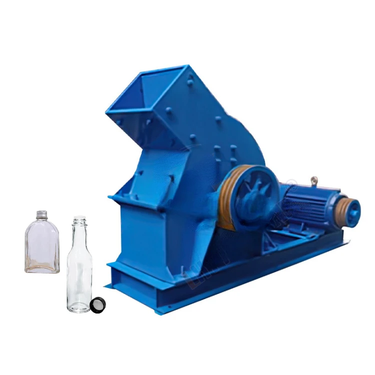 For Portable Glass Stone Hammer Crusher Recycling Machine Small Crushing Glass Bottle To Sand Hammer Glass Crusher