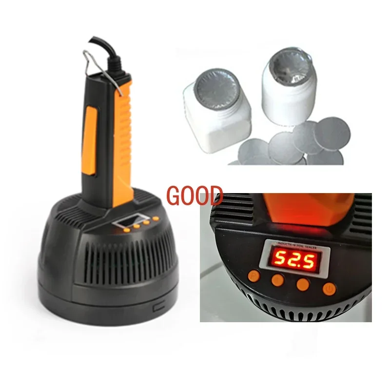 휴대용 전자기 유도 실러 병 씰링 기계 알루미늄 호일 의료 플라스틱 캡핑 기계