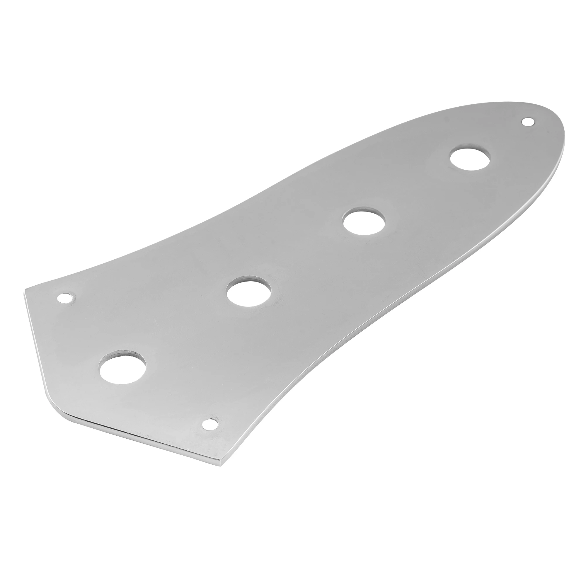 Musiclily Pro Steel 4-Hole Jazz Bass Control Plate for JB Style Electric Bass