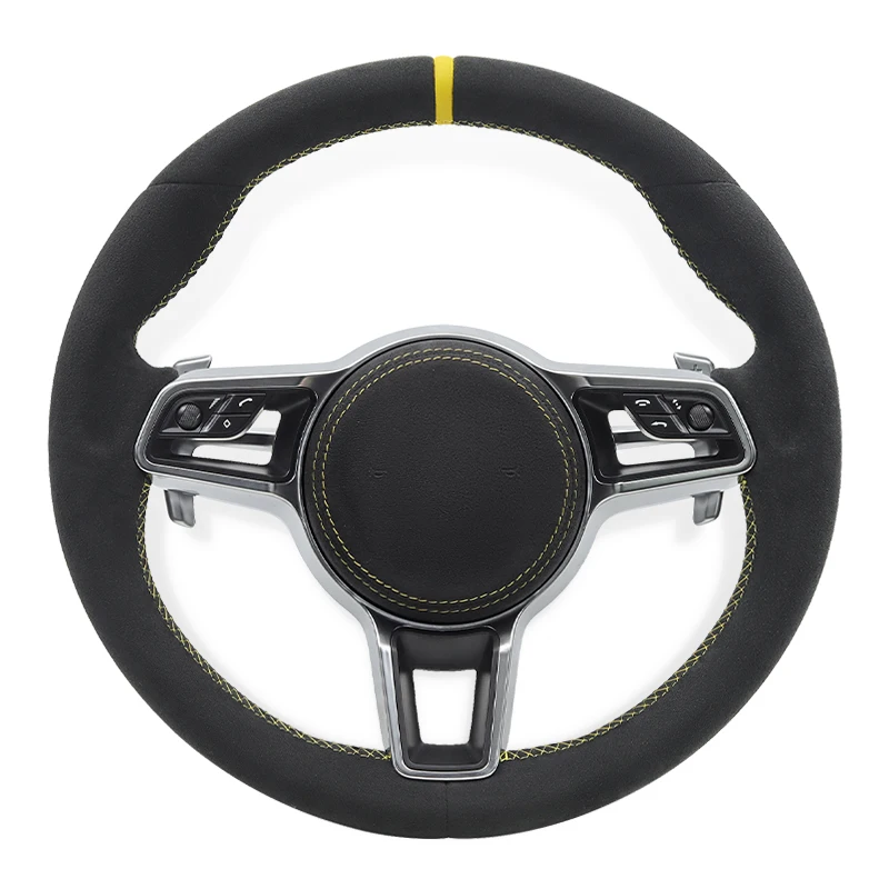 

Steering Wheel For Porsche 911 Cayenne Macan Panamera Taycan 718 Cayman Boxster 981 987 997 970 991 992 Upgraded Steering Wheel
